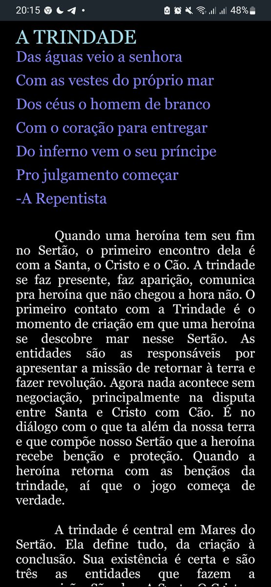 diegoazevedo93's tweet image. Texto prévio de Mares do Sertão lançado para quem apoiou no catarse. Esse trenchinho aqui foi uma das últimas adições e curti bastante como ficou 🥰