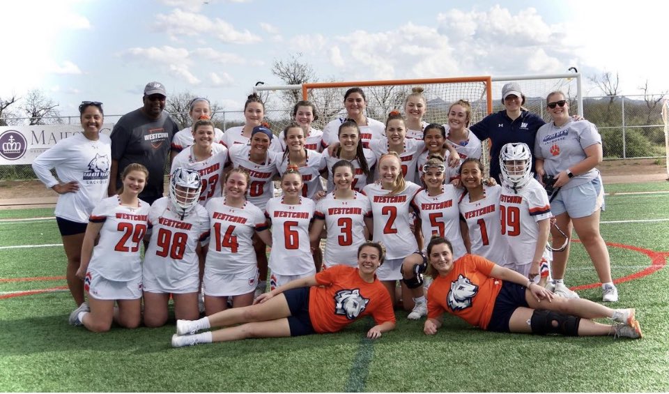 TG32LAX's tweet photo. Excited to be attending the WestConn games this Saturday (4/1)!! Men’s at 11:00  and women’s at 2:00! Come support the teams and stop in and say hello! #gowolves #westconn 🥍 https://t.co/Zz0VsBWHRl