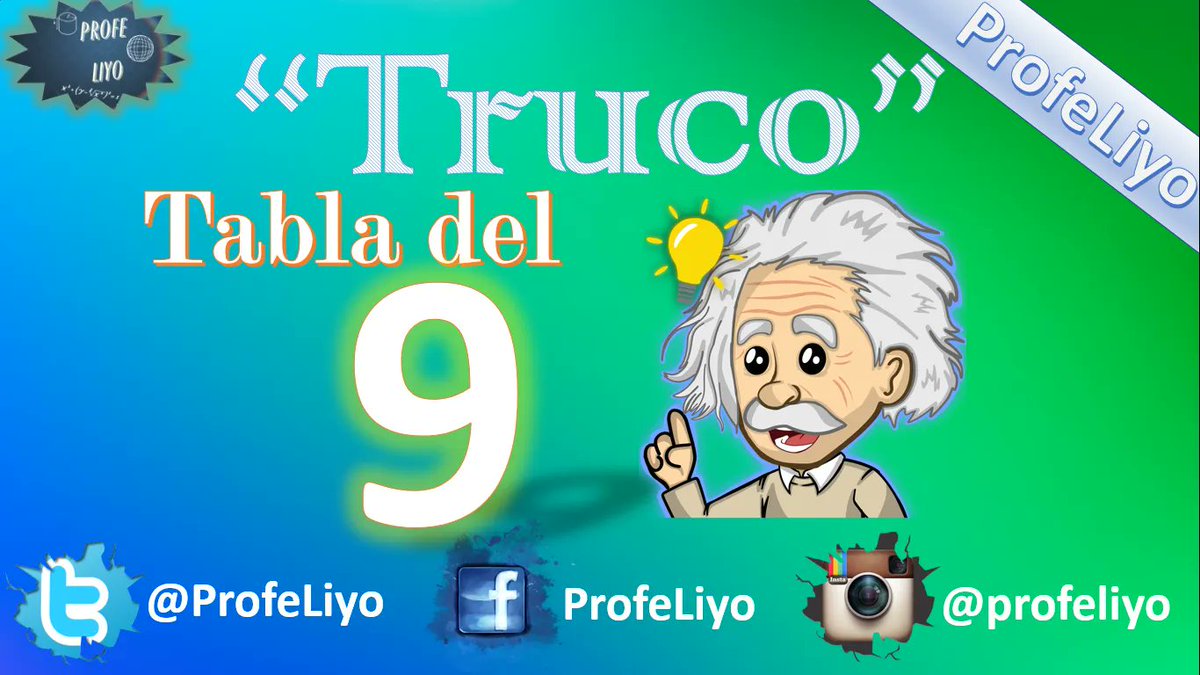 ProfeLiyo's tweet photo. ⚠️ Te muestro un truco fácil para aprender la tabla de multiplicar del número 9, 💥 la podrás memorizar sin ningún problema 🔥

https://t.co/FDWkj2FWtJ

 #aritmetica #mtematicas #tablasdemultiplicar #trucosmatematicos #matematik #matematicas #Multiplicación #multiplicaciones https://t.co/c84YrLV1eY
