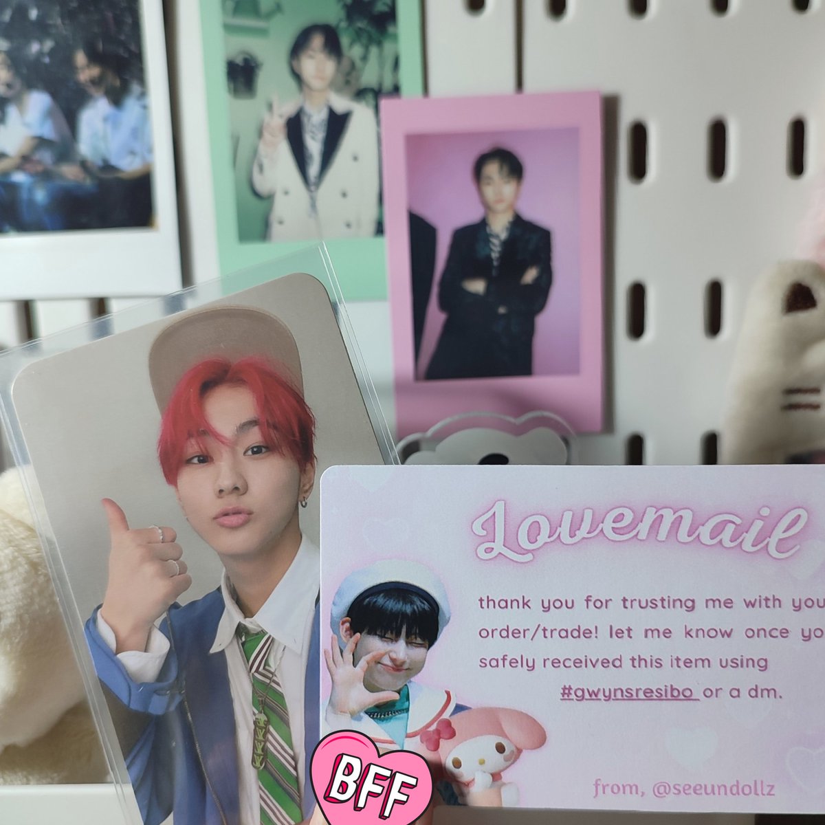 22yaongz's tweet photo. hi @seeundollz , tysm for helping bring home one of my prio pcs since last year :') jungwon arrived to me safely and cannot wait to transact with you again!

#rueceived #gwynsresibo https://t.co/OtCSGk4leX