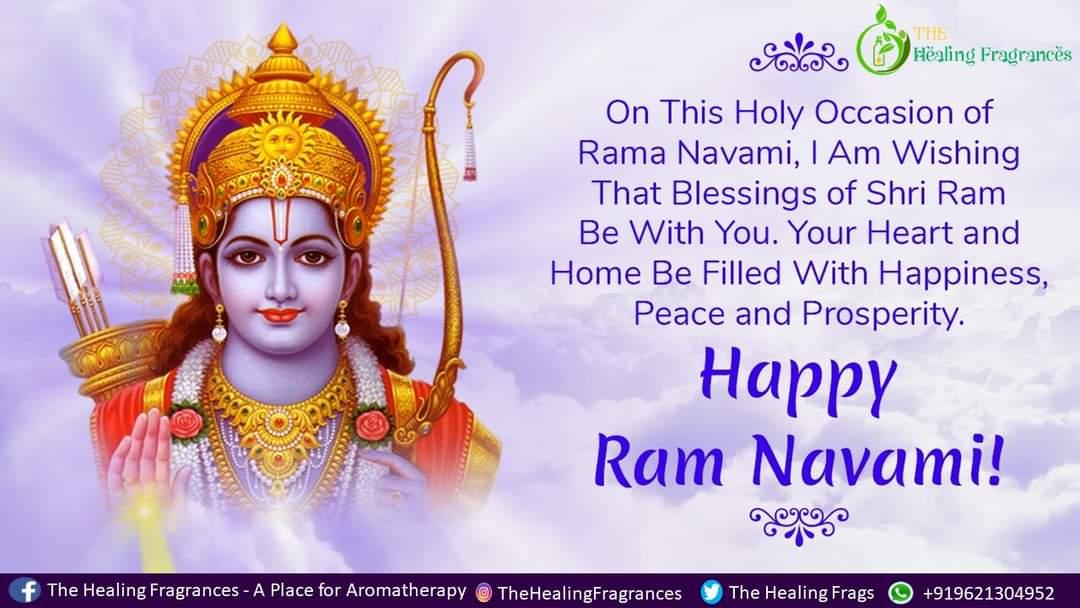 TheHealingFrags's tweet photo. On this auspicious day of #RamNavami, may almighty shower his choicest blessing on each one of us. May all our wishes and aspirations come true and bring a lot of goodness, morality and peace in our life ahead.
Happy Ram Navmi !!
#Ram #Ramraj #Maryadapurushottam #SitaRam  #SriRam https://t.co/Fg2ejl1MwO