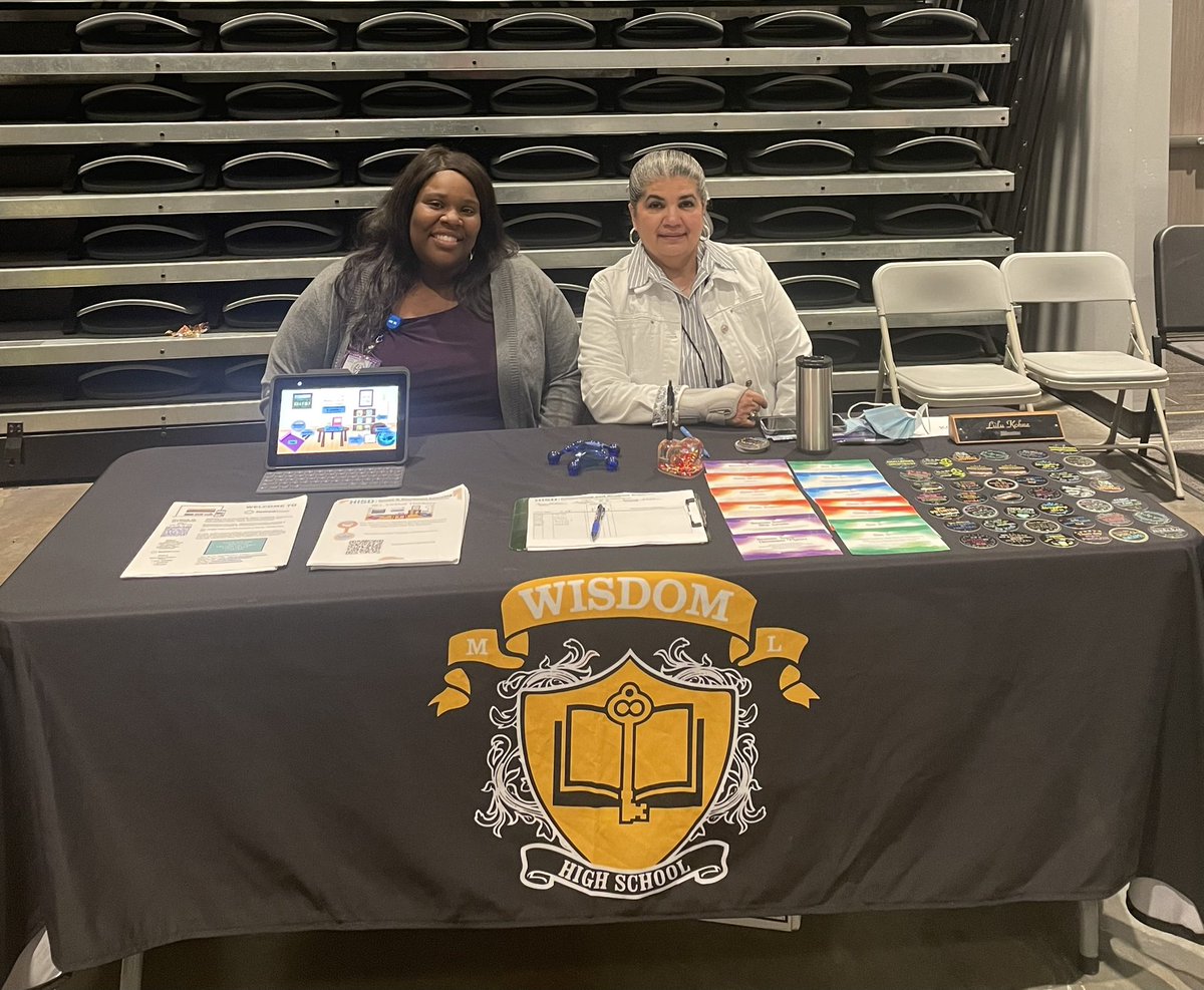 I was so honored to participate in the heath fair @WisdomHS_HISD to share information about SEL and Thinkery resources with students. Special thanks to Ms. Kohne for the invite. @SELHISD #SELMatters