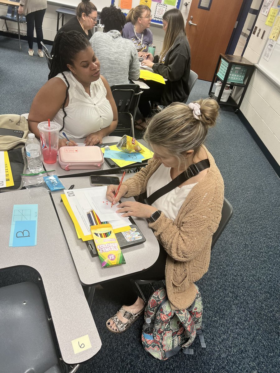 Taylor_Tuthill's tweet image. Math STAAR prep is underway @DrAnthonyMS. Shoutout to some of our amazing math teachers, who spent their Saturday morning learning from some the best! #cfisdmath #ravensRISE