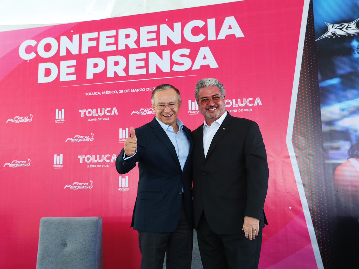 En conferencia de prensa con <a href="/ZamoraProduccio/">Zamora Producciones 🎬</a> y Luis García Aguilar, Presidente del <a href="/ForoPegasoMx/">Foro Pegaso</a>, anunciamos que el concierto de <a href="/KeniaOs/">NINI</a> se realizará como estaba previsto en el Teatro Morelos, con este acercamiento colaboraremos para traer los mejores eventos a nuestra #Toluca.