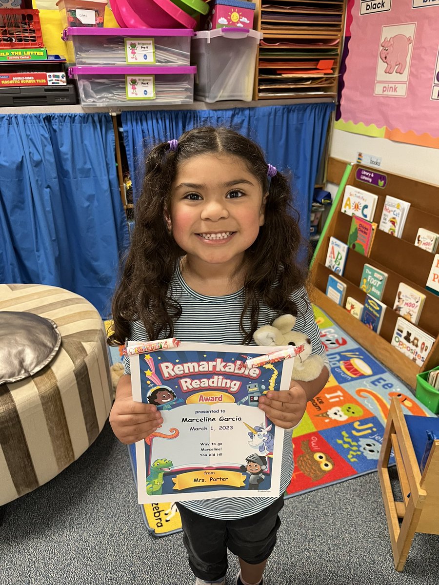 Here are two more reading “Smarties”!! They are officially in the Pre-K 4 Reading Club!!                         ❤️🤗📕💜 <a href="/emmaelem/">Emma Roberson Elementary School</a> <a href="/granburyisd/">Granbury ISD</a> <a href="/ERESReads/">ERES Library</a>