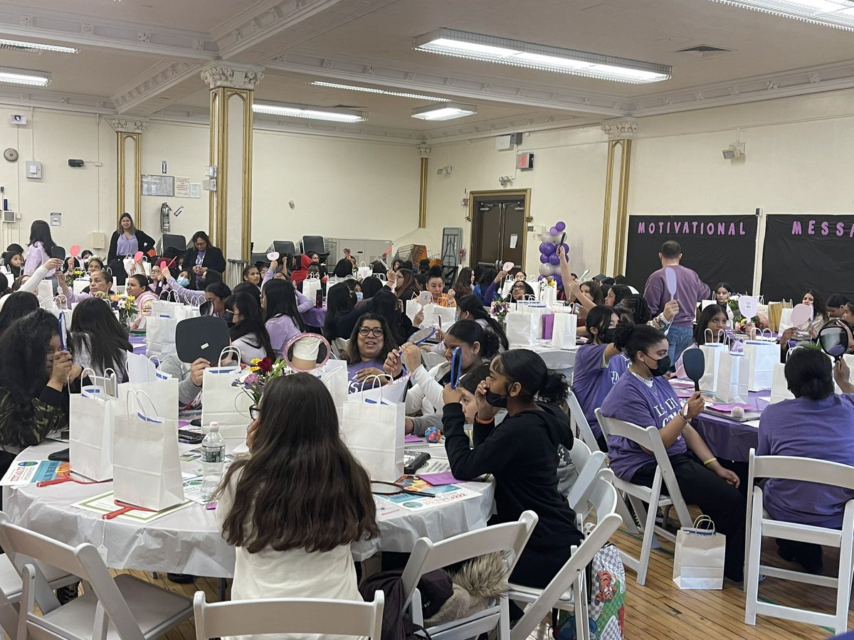 Community District 19 (@nycdistrict19) on Twitter photo <a href="/PrincipalMota/">IS 171 The 🧲 School of Leadership & Innovation</a> & the Lincoln Ladies hosted an amazing GEM conference today for our girls to know the power of their voice, importance of self-care and the value of sisterhood!!
Dream Bigger!
Take your Seat at the Table!!
💖💜 #d19gemsquad
<a href="/TamraCollinsD19/">Tamra Collins</a>
<a href="/SpenceIreneK/">Irene K. Spence</a> <a href="/PrincipalMota/">IS 171 The 🧲 School of Leadership & Innovation</a> & the Lincoln Ladies hosted an amazing GEM conference today for our girls to know the power of their voice, importance of self-care and the value of sisterhood!!
Dream Bigger!
Take your Seat at the Table!!
💖💜 #d19gemsquad
<a href="/TamraCollinsD19/">Tamra Collins</a>
<a href="/SpenceIreneK/">Irene K. Spence</a>