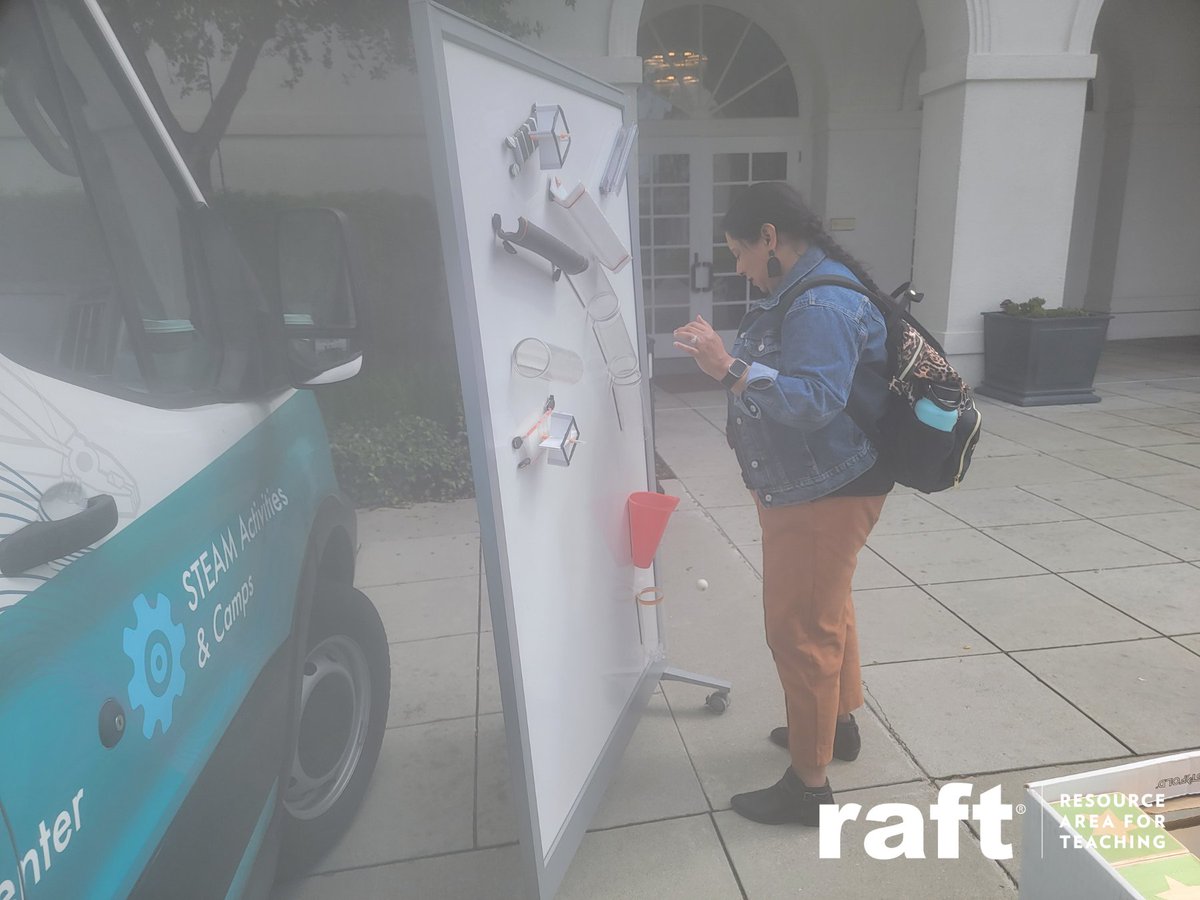 RAFT (@raftbayarea) on Twitter photo RAFT participated at the <a href="/Region9HS/">Region 9 HSA</a> Early Childhood STEM Institute last week! Our Education team presented some #STEAMProjectKits and showcased our #MakerMobileVan to educators.
Learn more about our educational offerings here: raft.net/for-educators/ RAFT participated at the <a href="/Region9HS/">Region 9 HSA</a> Early Childhood STEM Institute last week! Our Education team presented some #STEAMProjectKits and showcased our #MakerMobileVan to educators.
Learn more about our educational offerings here: raft.net/for-educators/