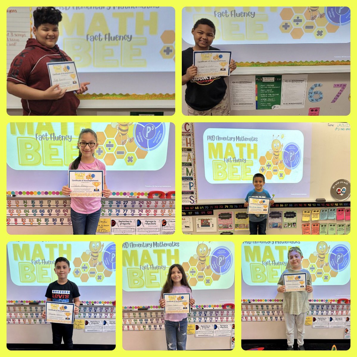 JmochoaOchoa's tweet photo. Math Bees 🐝 began in 1st and 3rd grade grade today!! Several more math bees still to come!! Loved celebrating our Mathematicians today @ThomasHancockES #pisdmathchat https://t.co/loUjVqh396
