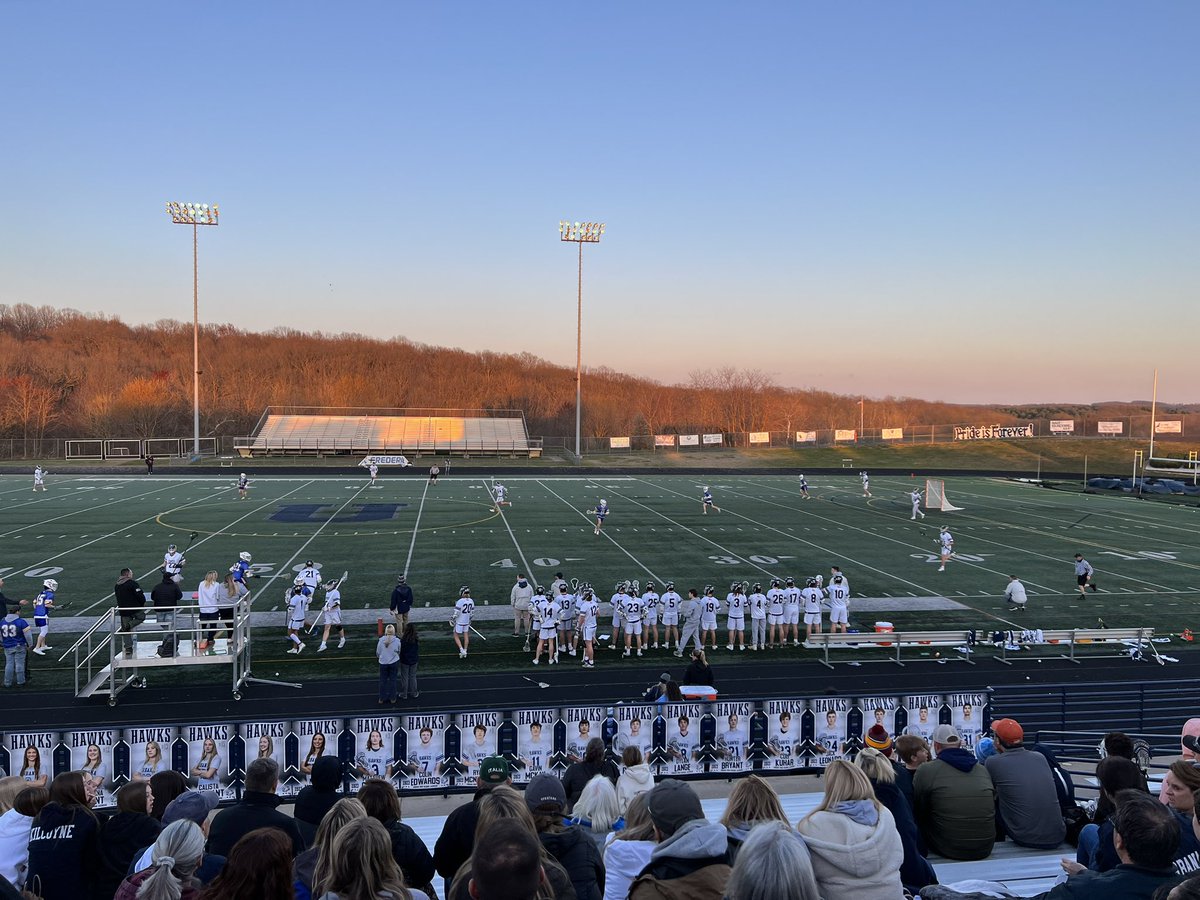 Beautiful night for the first home game for <a href="/urbanaboyslax/">Coach Donahue</a> !