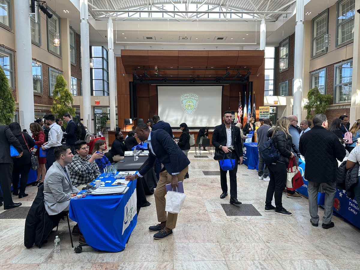 Excited that <a href="/NYC_SBS/">NYC Department of Small Business Services</a>, <a href="/NYCMWBE/">NYC Office of M/WBEs</a> and <a href="/JulieMenin/">Julie Menin</a> joined us to celebrate <a href="/CorrectionNYC/">New York City Department of Correction</a> success using MWBEs, and to connect vendors with other city agencies to further build their businesses! #GetStuffDone #NYCDOC #NYCMWBE #SmallBusiness