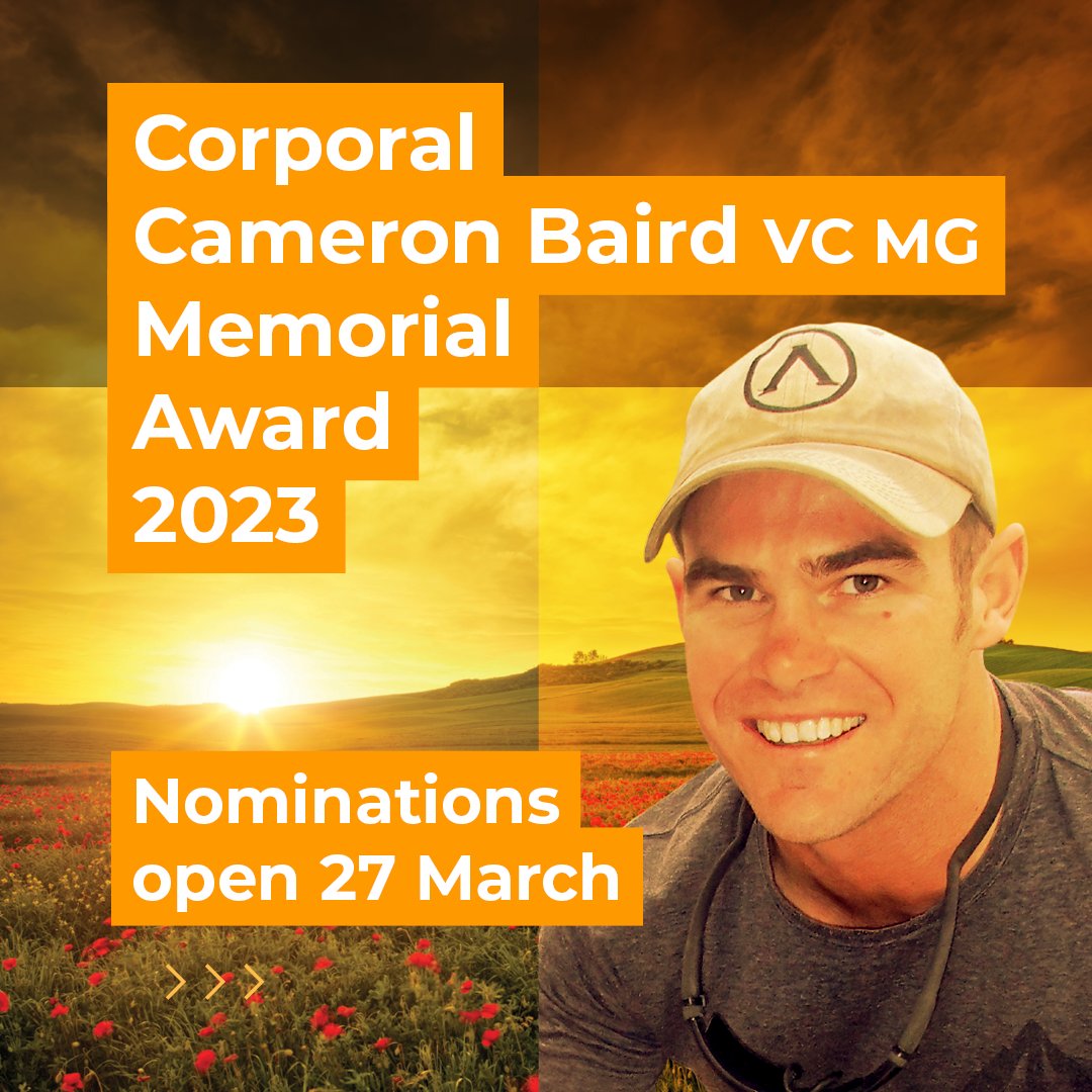 Applications for the Corporal Cameron Bair VC MG Memorial Award is currently open!
 
The award provides up to 💰 $5,000 💰 for young locals aged 12-25 to put towards personal and professional development in achieving their goals.
 
Apply online ⬇
hume.vic.gov.au/Your-Council/G…