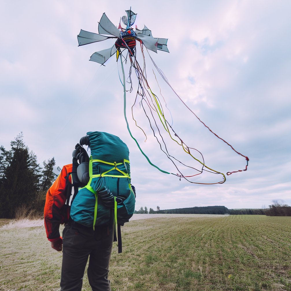 mutualismxs's tweet photo. Natural complement to the solarcatchers, they allow groups to remain resilient while traveling long distances.

#aiart #solarpunk #lunarpunk #windpunk #eolicpower #cleanenergy #permaculture #future #ecofuture #ecofuturistic https://t.co/awmVoHo3it