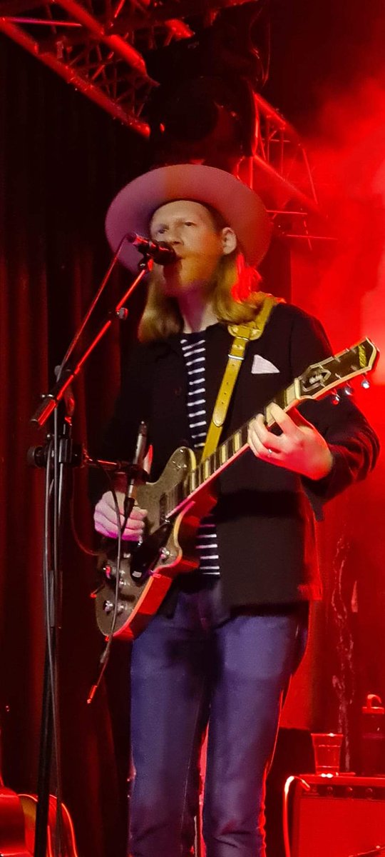 princeofales's tweet photo. @jarroddickenson you were awesome live @thecluny tonight! 
Thanks for a great evening &amp; for taking time to say hello to @Rachyjb and I.
California was our first dance last year when we got married &amp; tickets to tonight's gig was appropriately our 1st year 'paper anniversary' gift! https://t.co/JZRKaNRxFq