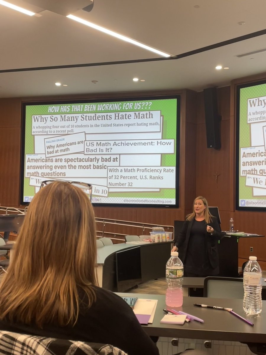 Ms_MathQueen's tweet photo. Happy to be hanging out with @alisonmellomath tonight @stonehill_info #mathitude #mathesteem @WithMathICan https://t.co/AbPgrXA8HM