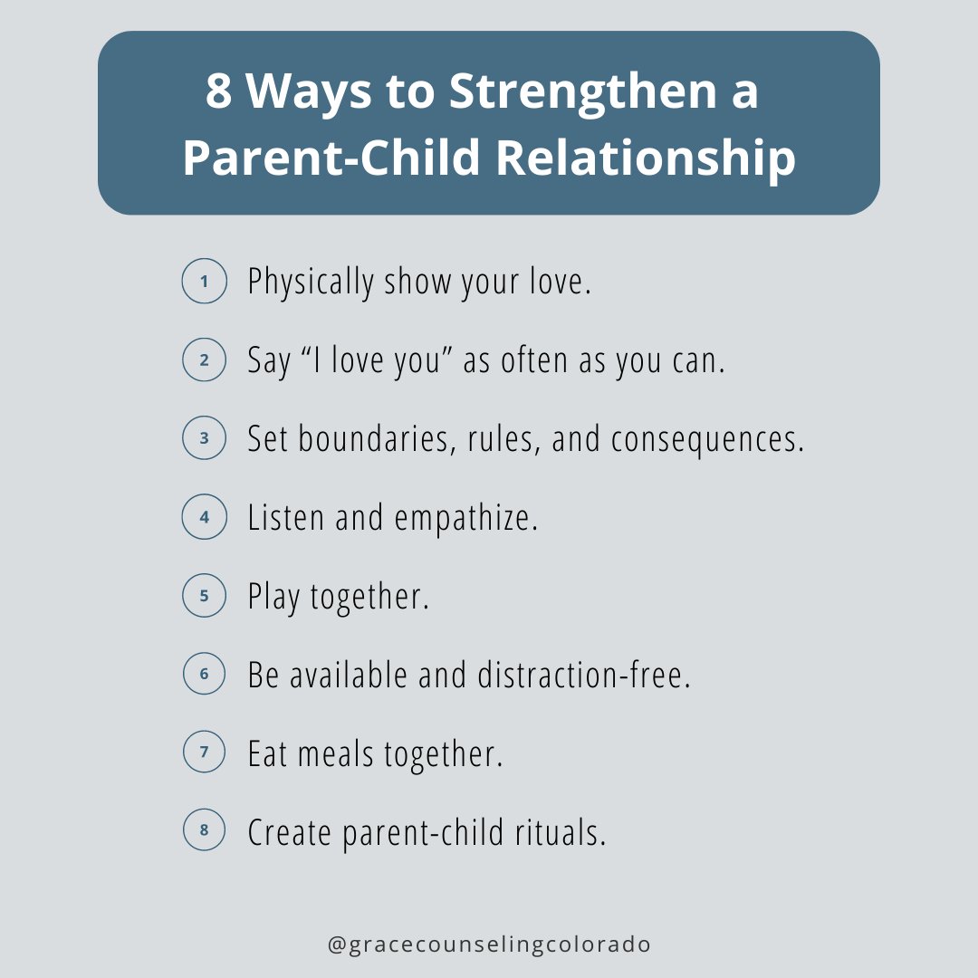What is an area of growth in your own family?

These may seem obvious, but every child and every parent navigates that relationship differently. One isn't better than another, just different!

#familytime #makingmemoriestogether #familycounseling #denverbusiness #DTC