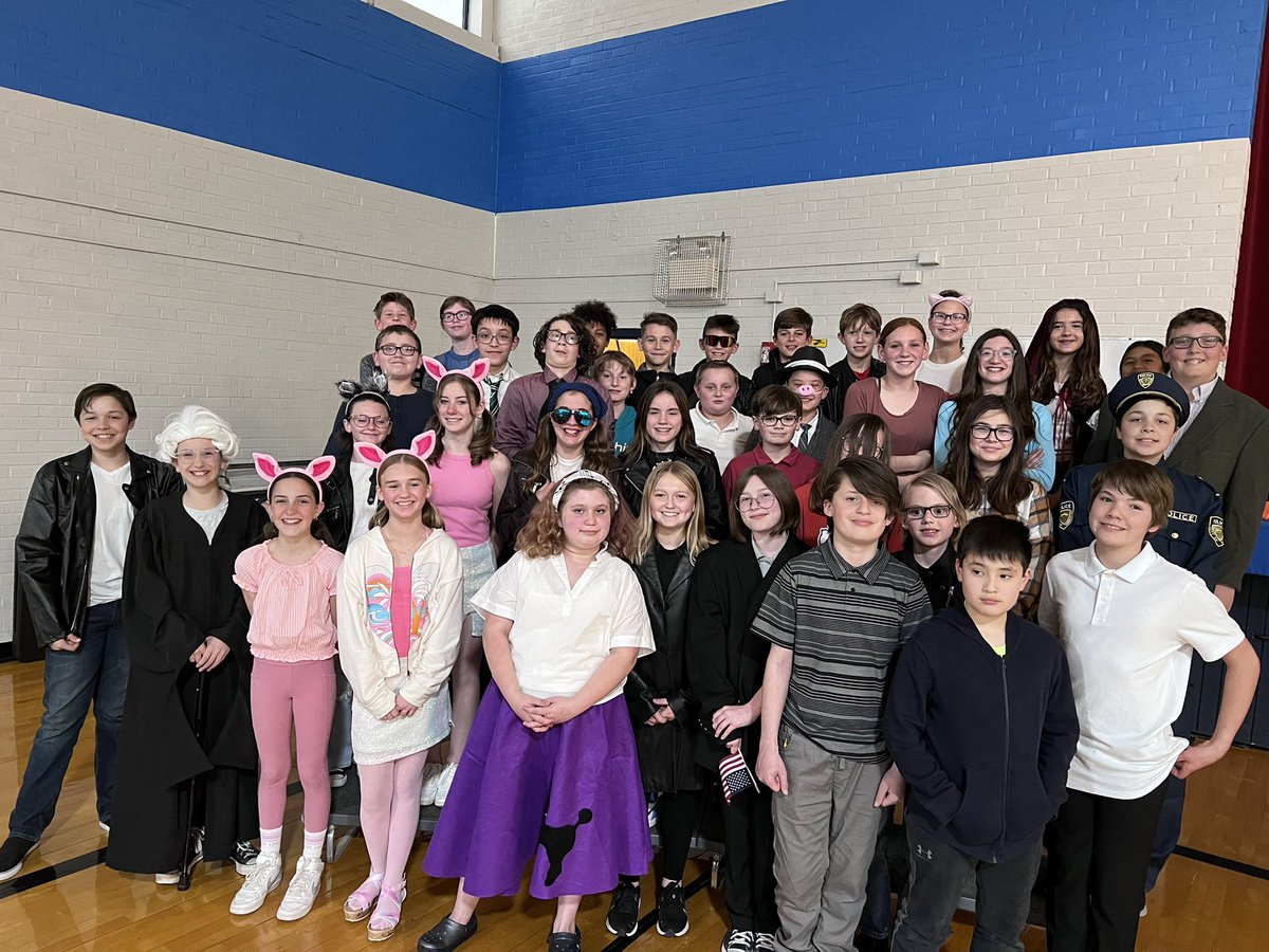 MrsSmith_Music's tweet photo. The 6th graders did an awesome job performing their musical today! The Trial of the Big Bad Wolf. https://t.co/Tx4fFfzHnc