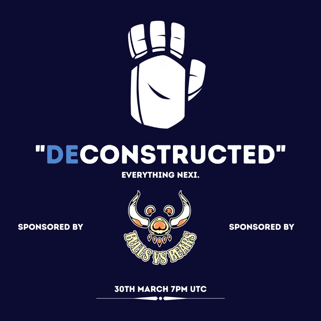 NexiLabs's tweet photo. "Deconstructed" powered by Nexilabs

Host :
@BakiTrader

Everything Nexi. https://t.co/1iZVMz9V5a