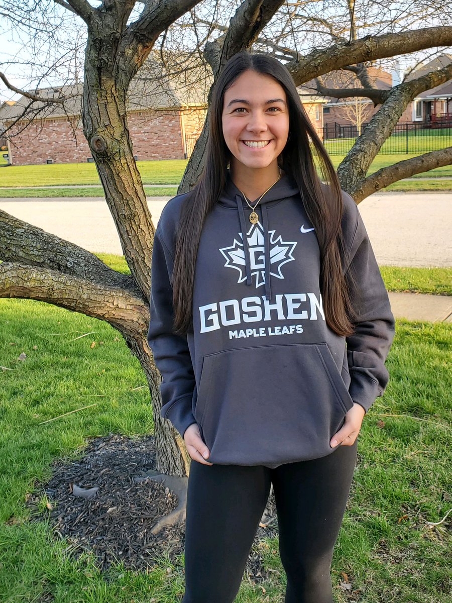 I am excited to announce that I have committed to continue my academic and volleyball career at Goshen College. I want to thank God, my family, my coaches, and my friends for helping me get to this point. I look forward to my next adventure as a Maple Leaf! 💜