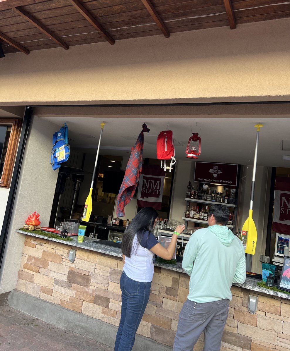 The Outdoor Adventure Night hosted by <a href="/NMSUDining/">NMSU Dining</a> is currently in full swing at Pete’s Patio.

Karaoke Night hosted by <a href="/kruxfm/">KRUX 91.5 FM</a> is set to begin at 6 p.m. 

#NMSU