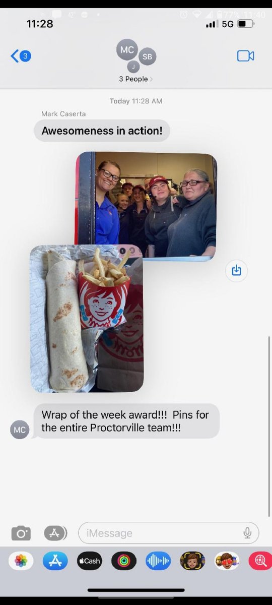 amandaking0813's tweet photo. Taking pride in what WE do! 
So proud of my team ❣️
#wendysiswinning https://t.co/3UD00cTheF