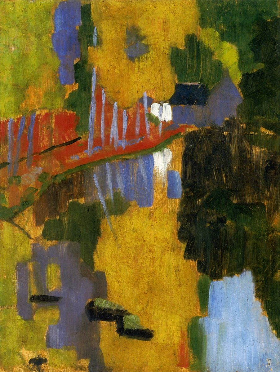 serusierpaul's tweet photo. The Talisman, 1888 #synthetism #serusier https://t.co/6nxBE0wrdw https://t.co/klinQzMwau