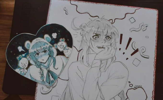 some examples of my commissions!#Beidou #nicodiangelo 