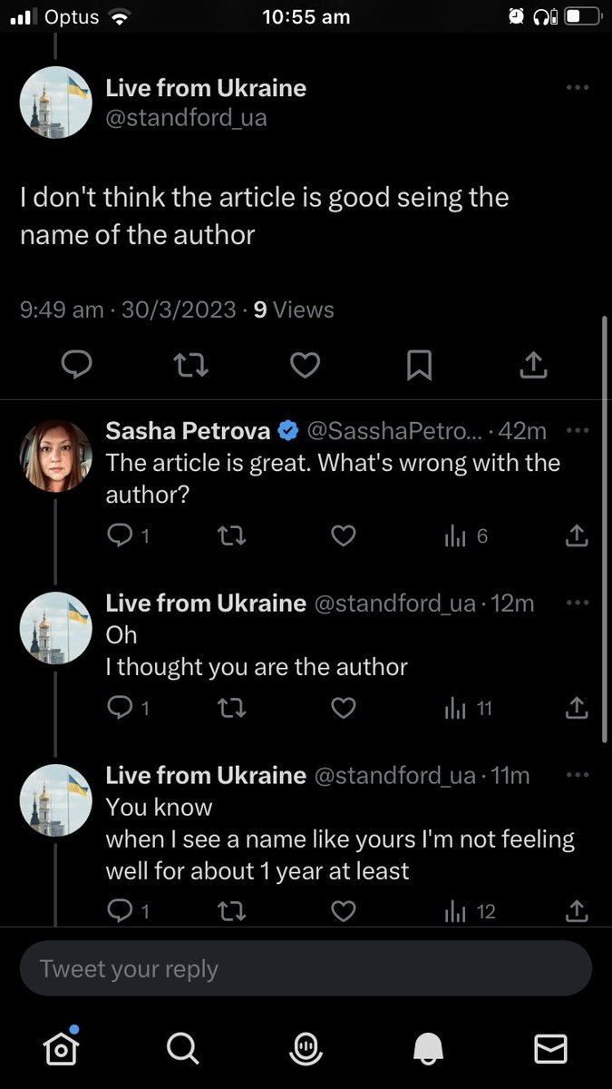 Sasha Petrova on Twitter "I support Ukraine but this is the last time