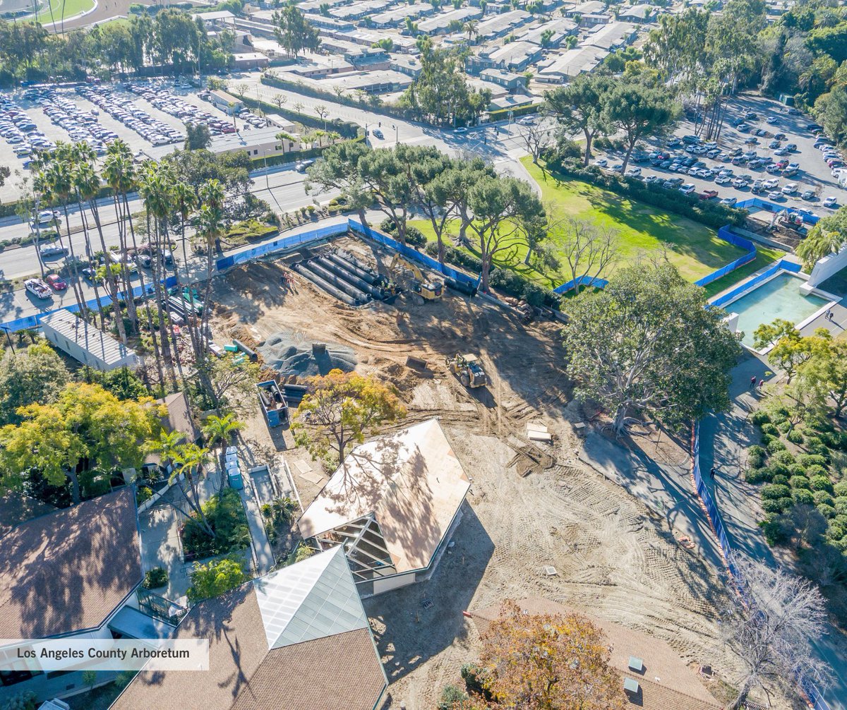 WareMalcomb's tweet photo. Our team has been working closely with the LA County Arboretum to provide civil engineering services. The installation of the cistern will help the LA County Arboretum to collect and recycle stormwater to help with irrigation & support a more sustainable system. #WareMalcomb https://t.co/KklcHXOqSM