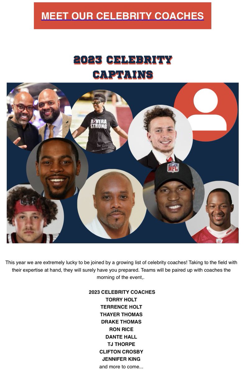 RSwitzer7's tweet photo. Still a chance to join in the family fun to support local families battling cancer with the Holt Brothers Foundation Tailgate/Cornhole/Flag Football Tournament at NC State on April 15th!  Sign up to play here:  https://t.co/4QUjLQiJpn https://t.co/EOHZk0NfG7