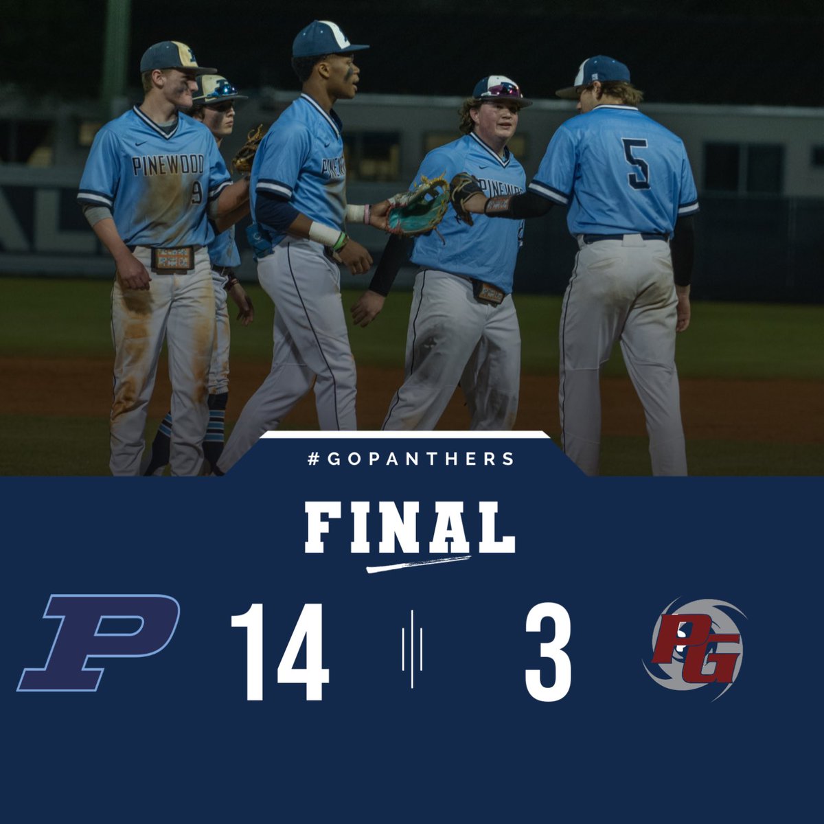 Varsity ⚾️ Final: #GoPanthers
