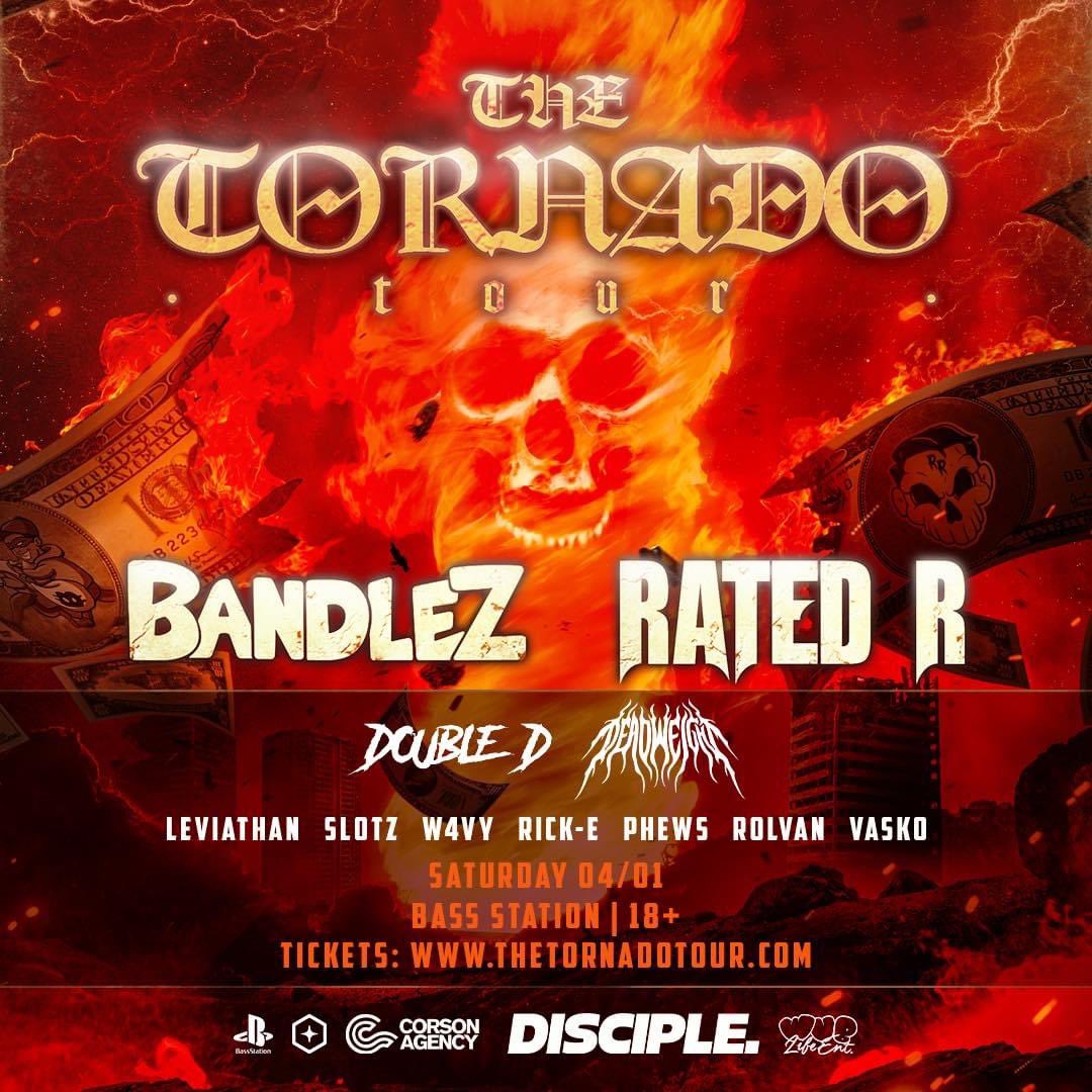 etherpresents's tweet photo. 🌪️ TORNADO WARNING 🌪️
@bandlez, @ratedr, & more are about to knock the roof off of Bass Station this Saturday
✦ https://t.co/0rk9d4uHBB 🎟️
✦ Bass Station📍
✦ @WubLifeEnt x @BassStationChi x @etherpresents ✦
#WubLife #BassStation #EtherPresents #Bandlez #RatedR https://t.co/c3MxDvLxTK
