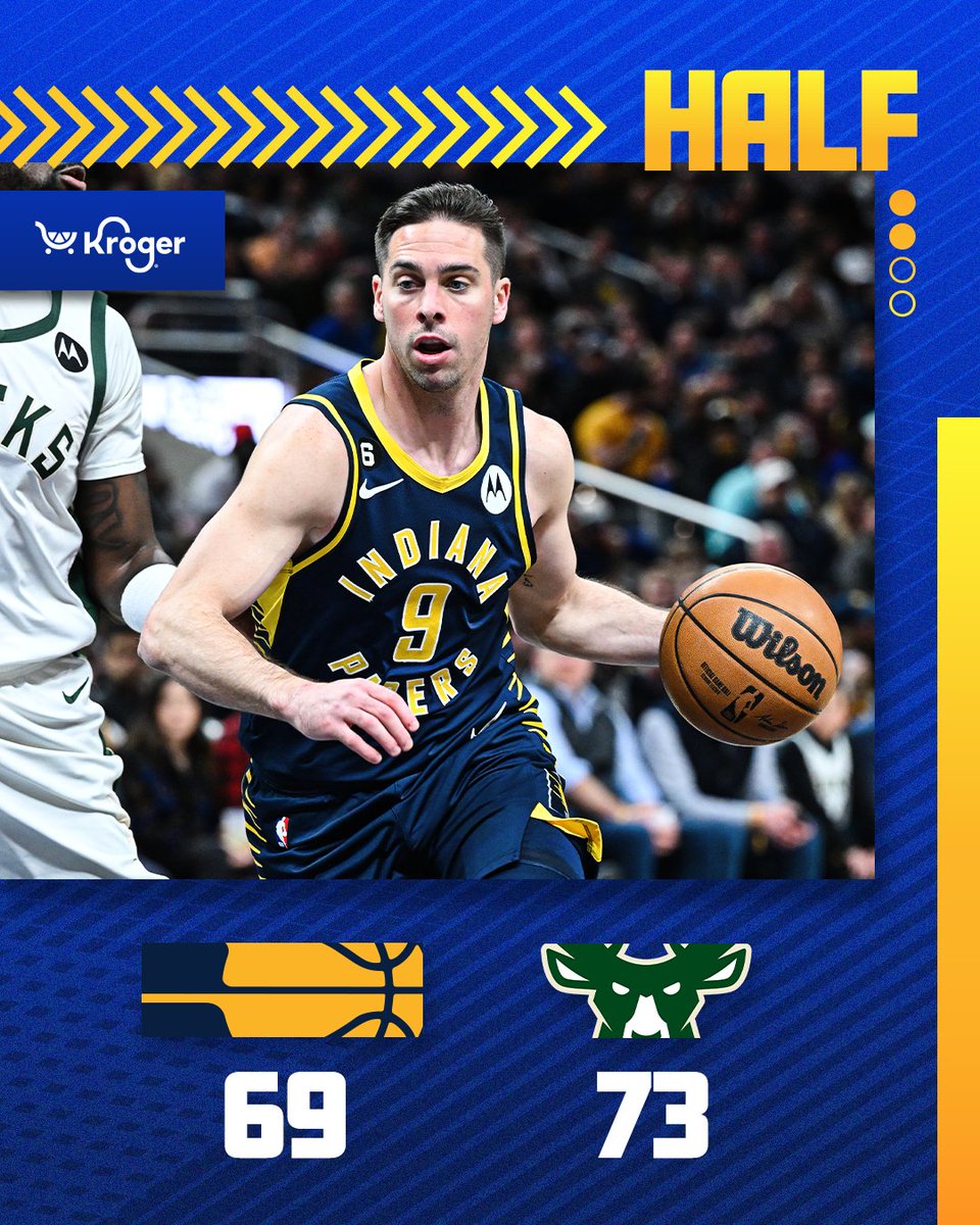 Pacers's tweet photo. at the half.

@kroger | #sponsored https://t.co/ilmX2LHtlI