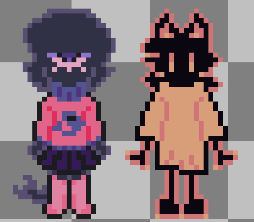 mimiweaver_'s tweet photo. Happy together.

Official sprites for Moonie and Libby done by @TLimbless https://t.co/Etl49bubxE