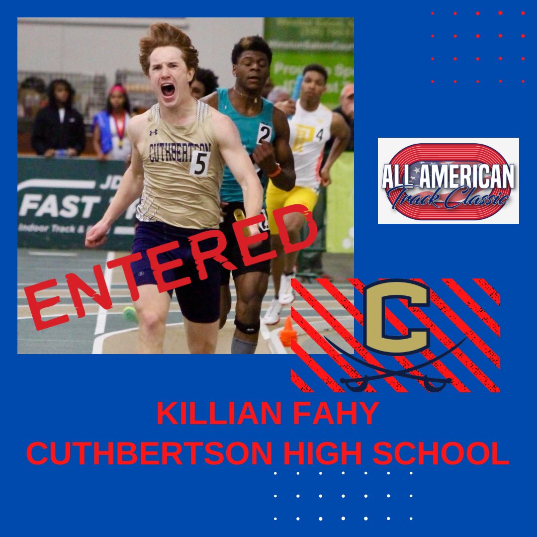 The U20 Irishman 🇮🇪 from <a href="/cuttytrack/">Dustin Allen</a> has entered our meet in the 200m and what is looking like a loaded 400m!

Who else wants to challenge him for a lucky 🍀 spot on the podium?! 🥇🥈🥉

<a href="/scmilesplitus/">scmilesplitus</a> @NCRunners <a href="/KillianFahy/">Killian Fahy</a>