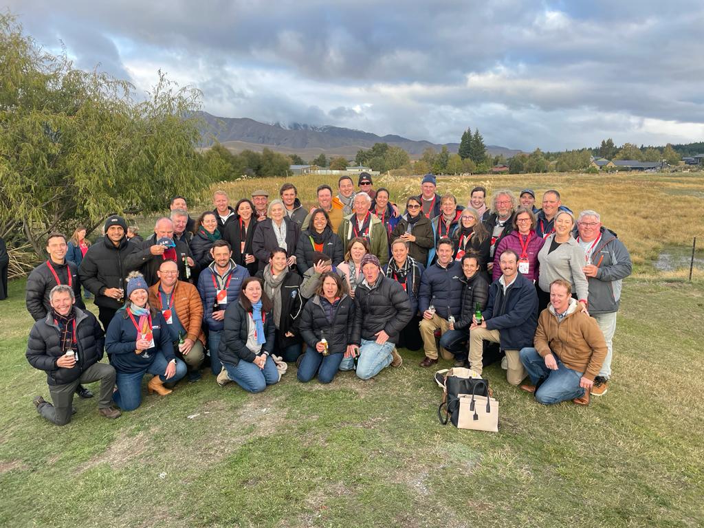 A great effort by CEO <a href="/jodieredcliffe/">Jodie Redcliffe</a> to gather the Australian #NuffieldAg Scholars at the NZ Triennial Conference for a pic!
Become a Nuffield Scholar in 2024, travel the world purposefully to study, build networks and gather ideas👉nuffield.com.au 
#ausag #aussiefarmers