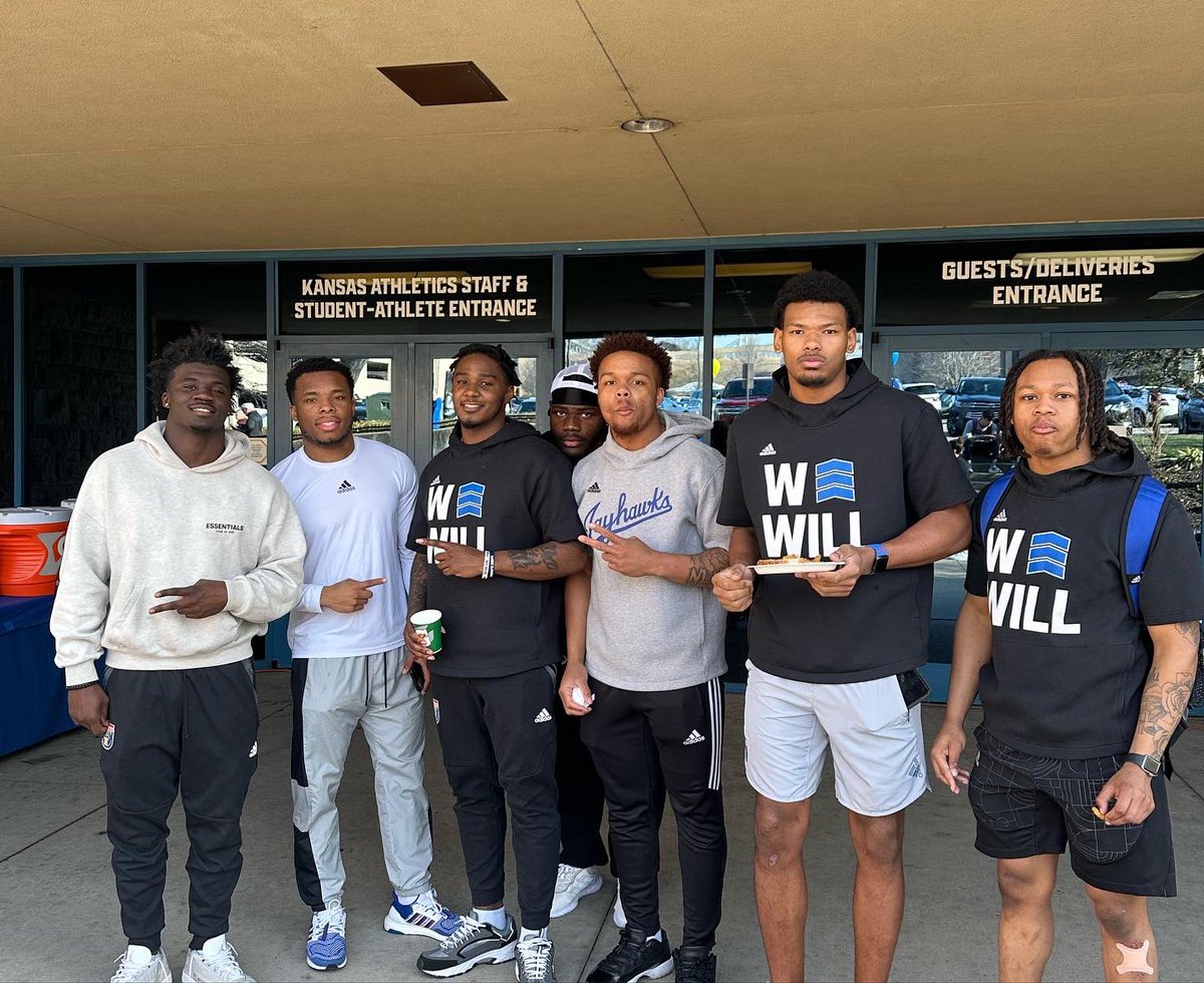 Our student-athletes showed out for THE FAB 4️⃣ TAILGATE PARTY 🎉 We 🫶 <a href="/KUWBball/">Kansas Women's Basketball</a> ❗️