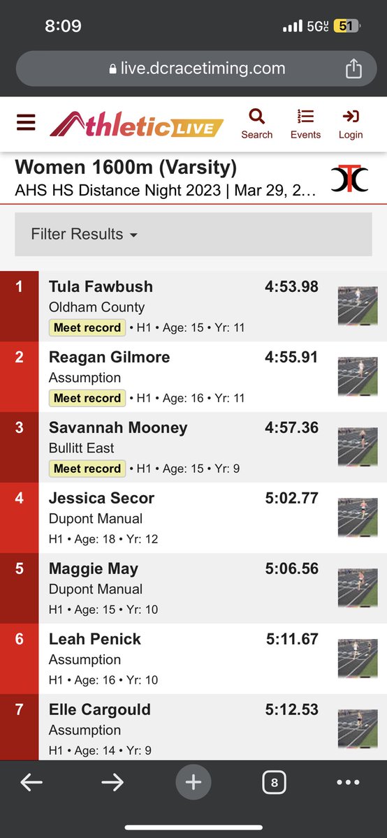 BehsCross's tweet image. Savannah Mooney continues her outstanding season with another school record! She ran an unbelievable 4:57.36 in the 1600 tonight! We are proud of you, and can’t wait to see what you accomplish, Savannah!!