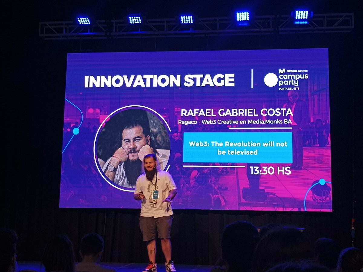RutaRuda's tweet photo. El pasado  24 y  25 de marzo participamos en el @campuspartyuy  
Vivimos una experiencia increíble aprendiendo sobre nuevas tendencias y tecnologías que están dando forma a nuestro mundo. 
¡Agradecemos a @ethereumuruguay por la oportunidad! 
#Uruguay #Tecnologia https://t.co/StbzyGrJ2Z