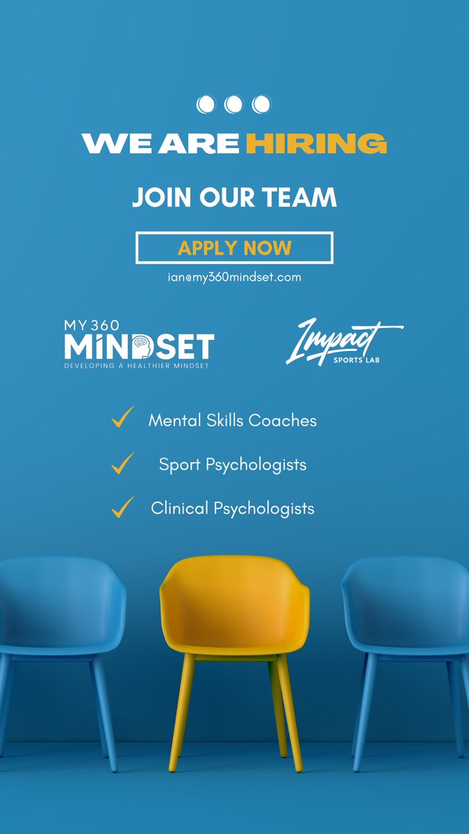 ImpactSportsLab's tweet photo. Exciting times ahead. #hiring #jobs #coaches #hiringalert #mentalhealth https://t.co/wbAnpkwivP