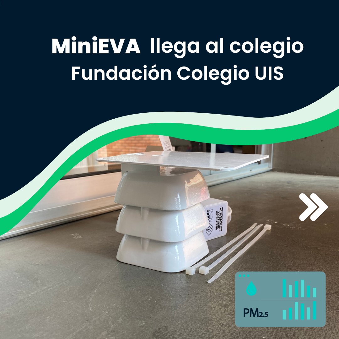 MakeSens_co's tweet photo. El colegio @fcuis_oficial se suma al proyecto RACIMO-Moncora, seguimos ampliando la red de microsensores de #CalidadDeAire en #Bucaramanga en una sinergia entre @halleyUIS y tecnologías MakeSens (miniEVA), en esta ocasión con el apoyo del señor rector Pedro Nel Gómez Moreno https://t.co/Pwr9APIsyK