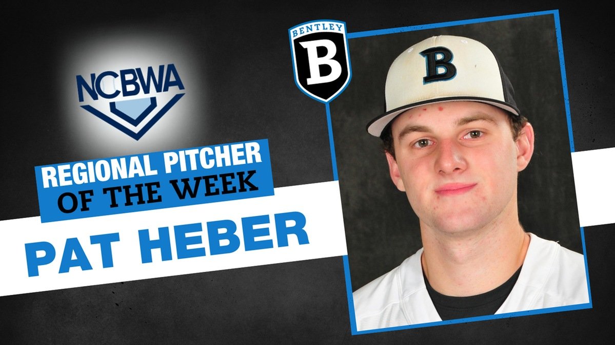 BentleyFalcons's tweet photo. Baseball: Heber Named NCBWA Div. II East Region Pitcher of the Week

https://t.co/QcUihq0wUO
#BentleyU #BeAForce #NE10Embrace https://t.co/17Le5mqmZv
