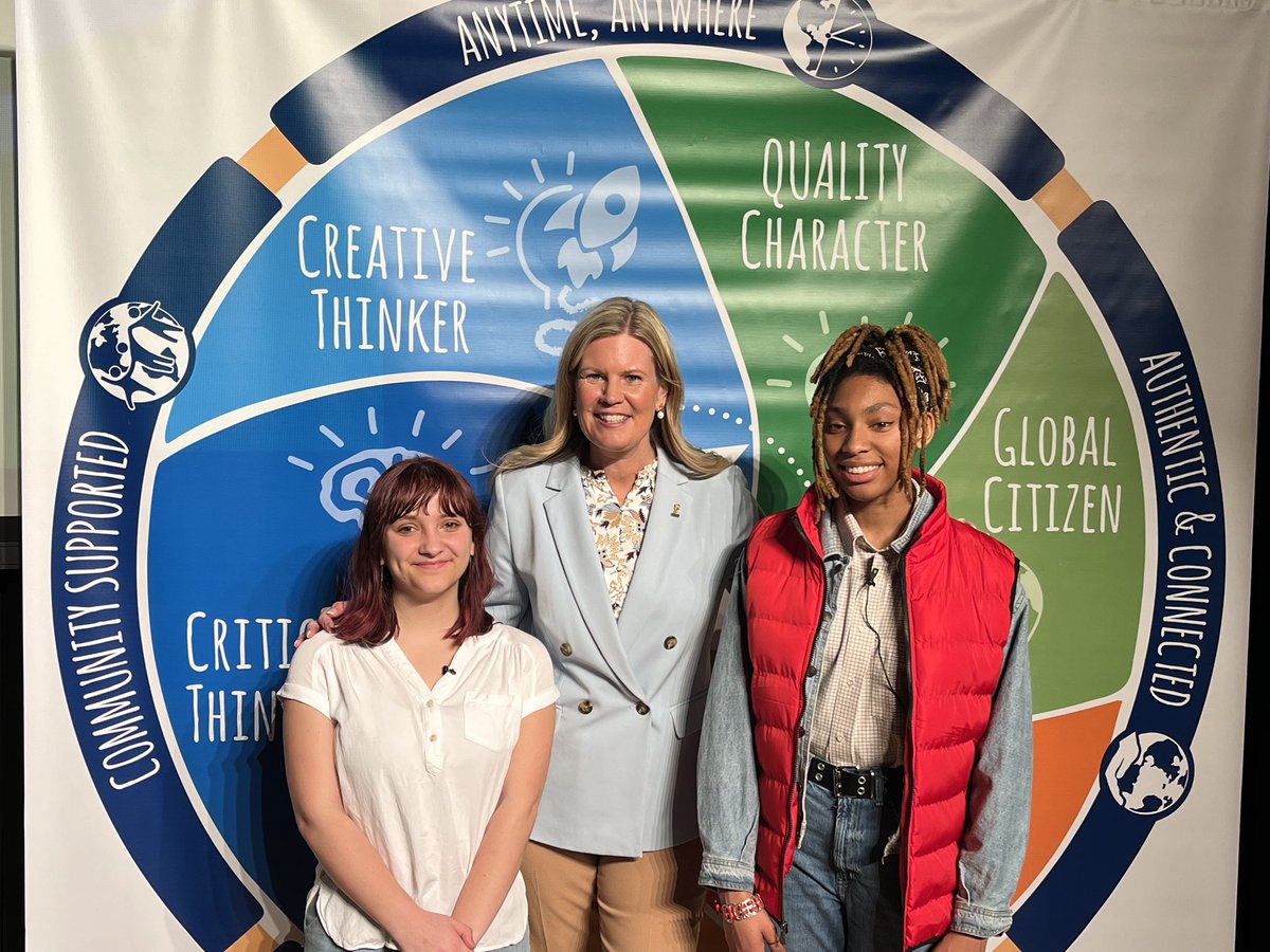 Shout out to CFA students Jadyn and Isabel for starring in #Henrico21 Back to the Future kickoff ceremony!  They also showed their CFA #LifeReady skills by serving as emcees for the evening’s events! 👏👏<a href="/HenricoPerforms/">Henrico Performing Arts</a> <a href="/hhs_prncpl/">Karin Castillo-Rose</a> <a href="/TFerrellJr3/">Thomas E. Ferrell, Jr.</a> <a href="/AsprinKroll/">Tracey Kroll</a>