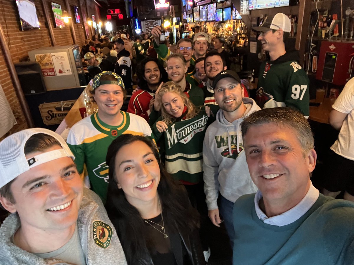 AnthonyLaPanta's tweet photo. Stopped on the way to the game in Denver. ⁦If this place is any indication, the ⁦@mnwild⁩ will be well represented here tonight! https://t.co/yl1hDpnDMk