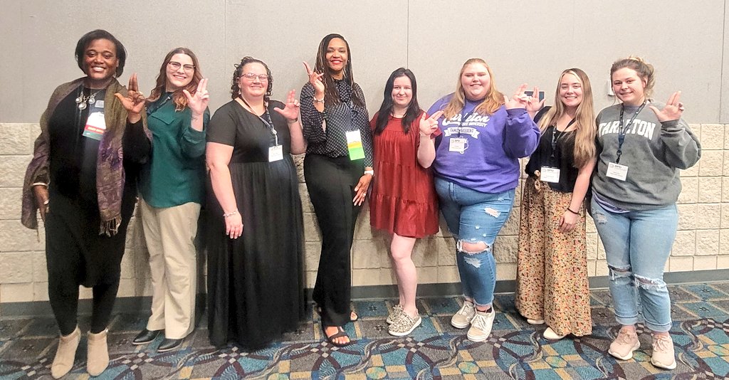 realsocialwork's tweet photo. @TarletonState @TarletonSOCW students are preparing to experience their first national conference and will be presenting their research tomorrow afternoon in competitions with other universities. @bswpdonline #BPDConference #BleedPurple https://t.co/PCeJuCM2vY