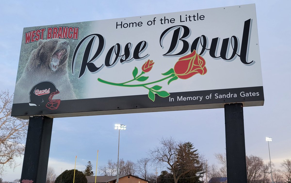 The lights came on at the Little Rose Bowl at 7 p.m. and the speakers blasted Back In Black, the song that plays when the Bears take The Walk down Oliphant St.
We've got your back, Butch Pedersen, no matter what. 
Lights stay on until 10 pm.