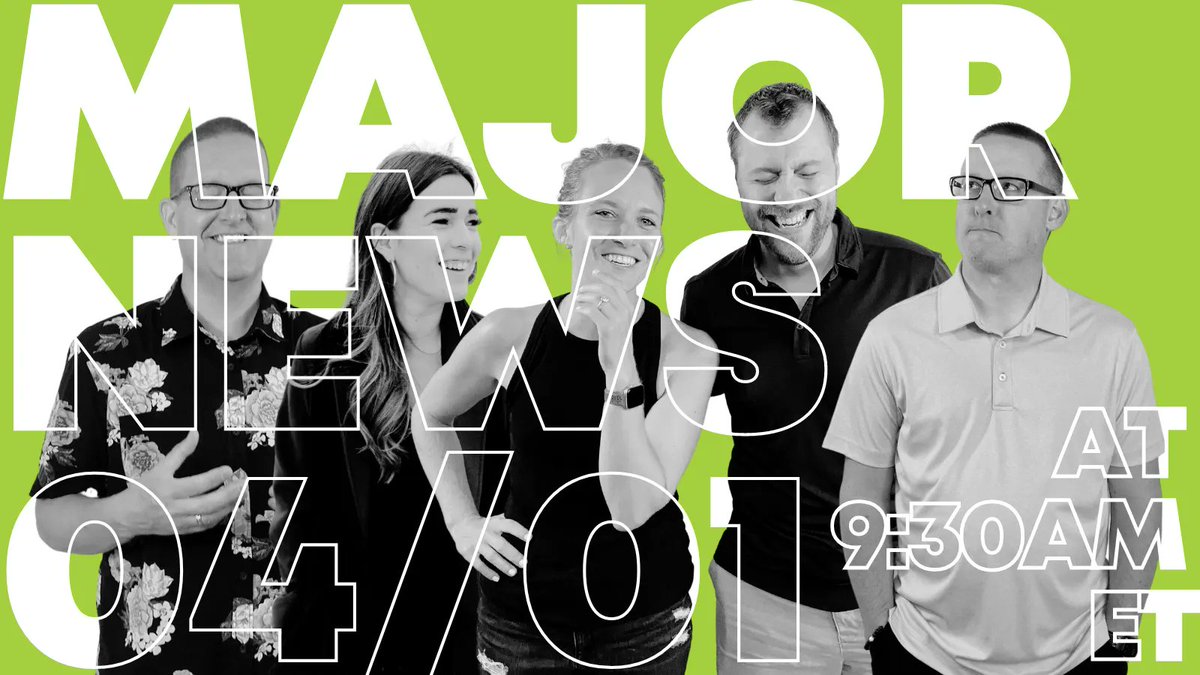 Join the #TeachBetter team LIVE on 4/1 at 9:30 am ET for a MAJOR team announcement! What could it be? Tune in and find out!