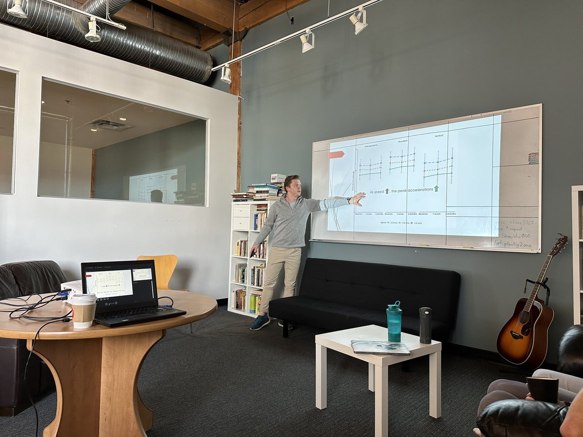 sfurunlab's tweet photo. Great day of sharing research @plantiga! Looking forward to continued collaboration to move biomechanical research out of the lab and into the real world! https://t.co/Pd9sgIf3sv