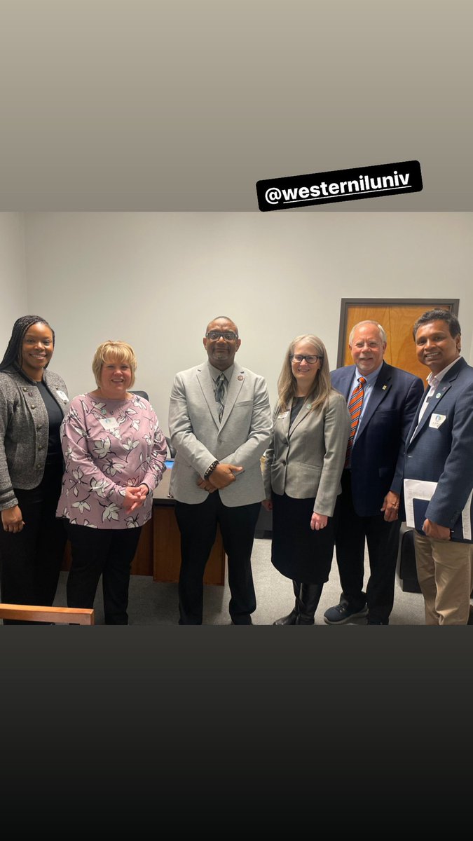 repnichols's tweet photo. One of the perks of being a Representative is meeting the amazing educators in our state. Today I met some of the leaders from @illinois1867 my alma mater. Welcome to the Capitol!
#RepNichols
#wedothework https://t.co/4inSXyC0dL