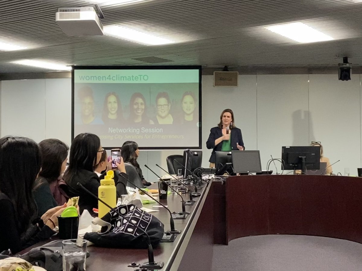 mckelvieAJAX's tweet photo. This evening, I was delighted to attend the first in-person Women4ClimateTO networking event!

It was a pleasure to connect with the current cohort and learn about their inspiring environmental projects and I look forward to seeing the mentees final pitches at the end of the program.