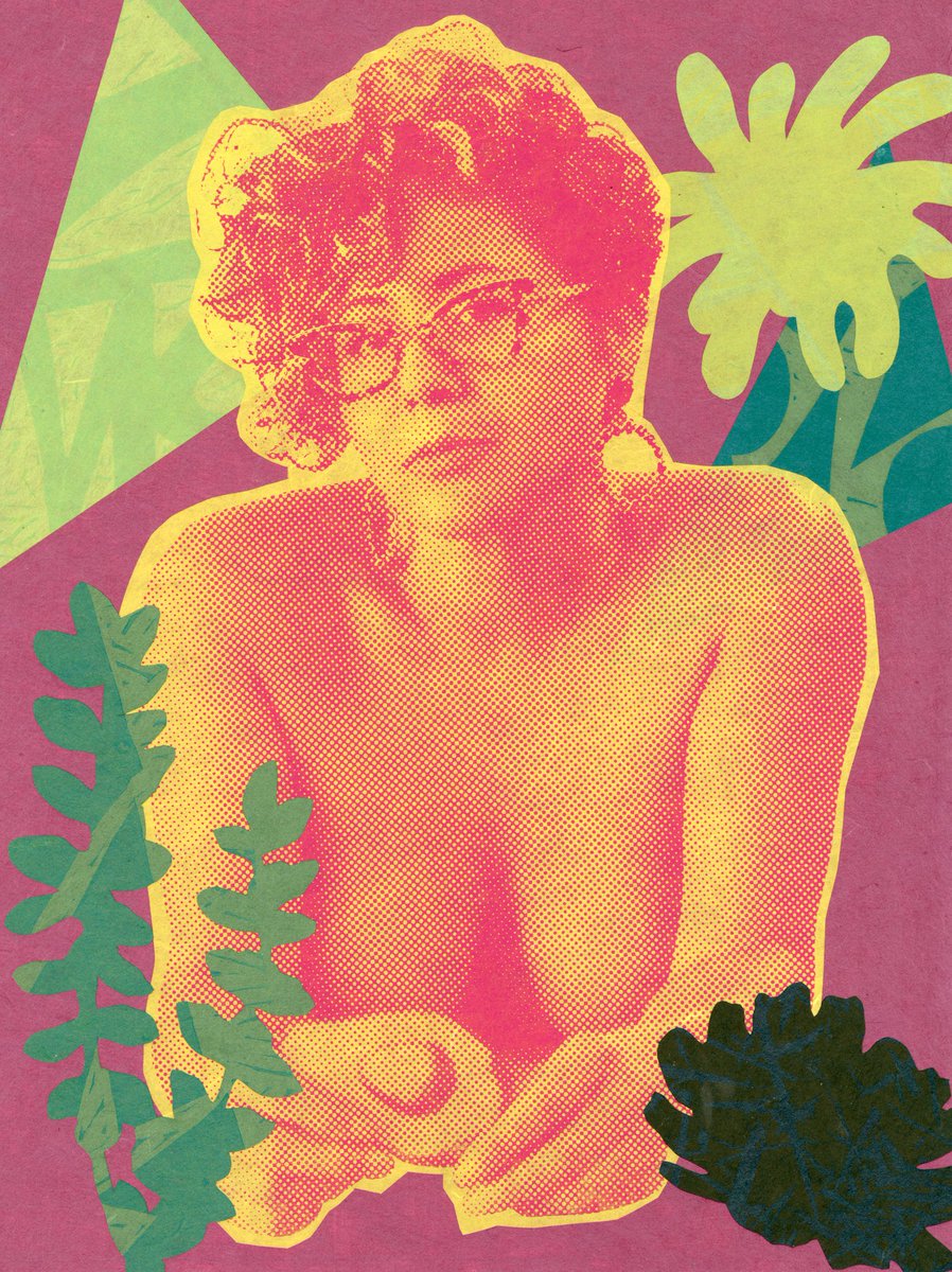 New Art! APHRODITE is a new series of collages about pleasure and my human body. The human body is often forced into a small binary box, but the human body is an expansive and mysterious container. I am fascinated by my body and all it can do. shop.favianna.com